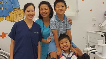 Children first dental visit at About Smiles Dental Centres
